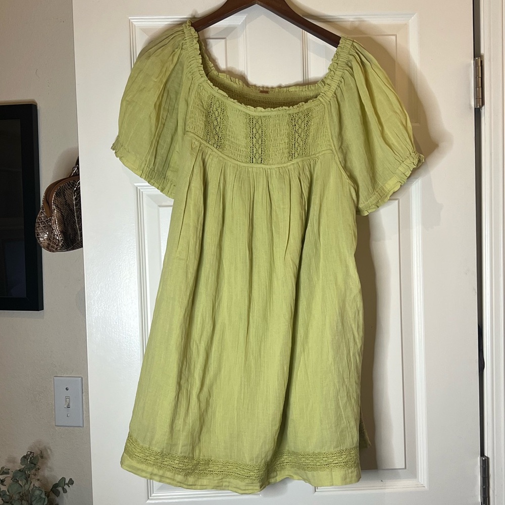 Reformation Light Green Mini Dress